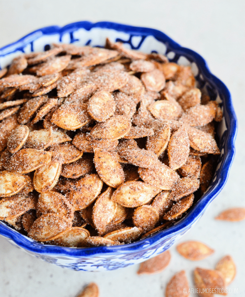 Cinnamon Sugar Pumpkin Seeds