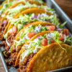 Oven-Baked Cheesy Tacos: Crispy, Loaded, and Absolutely Irresistible