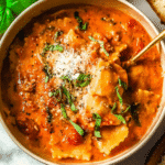 Easy Creamy Lasagna Soup