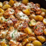 Garlic Parmesan Chicken and Potatoes (One-Pan Dinner)