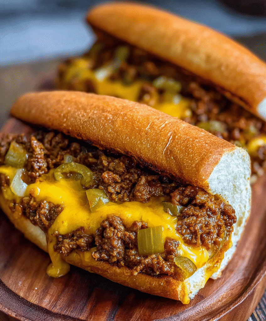 Philly Cheesesteak Sloppy Joes