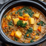 Instant Pot Curried Lentil and Potato Stew