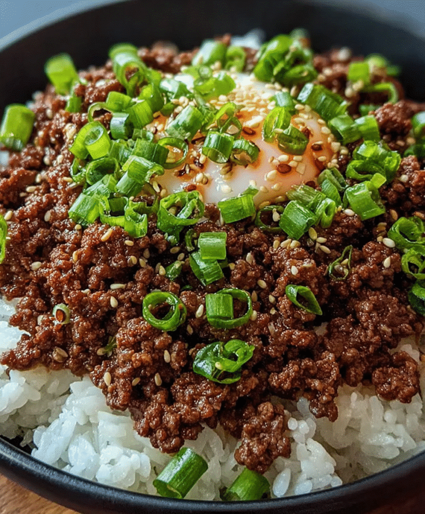 Korean Ground Beef Bowl (25-Minutes)