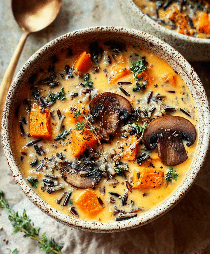 Autumn Wild Rice Soup