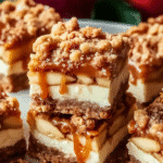 Caramel Apple Cheesecake Bars