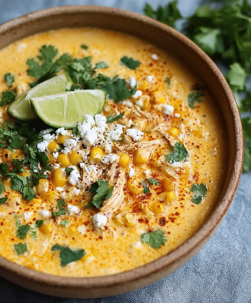Mexican Street Corn Soup