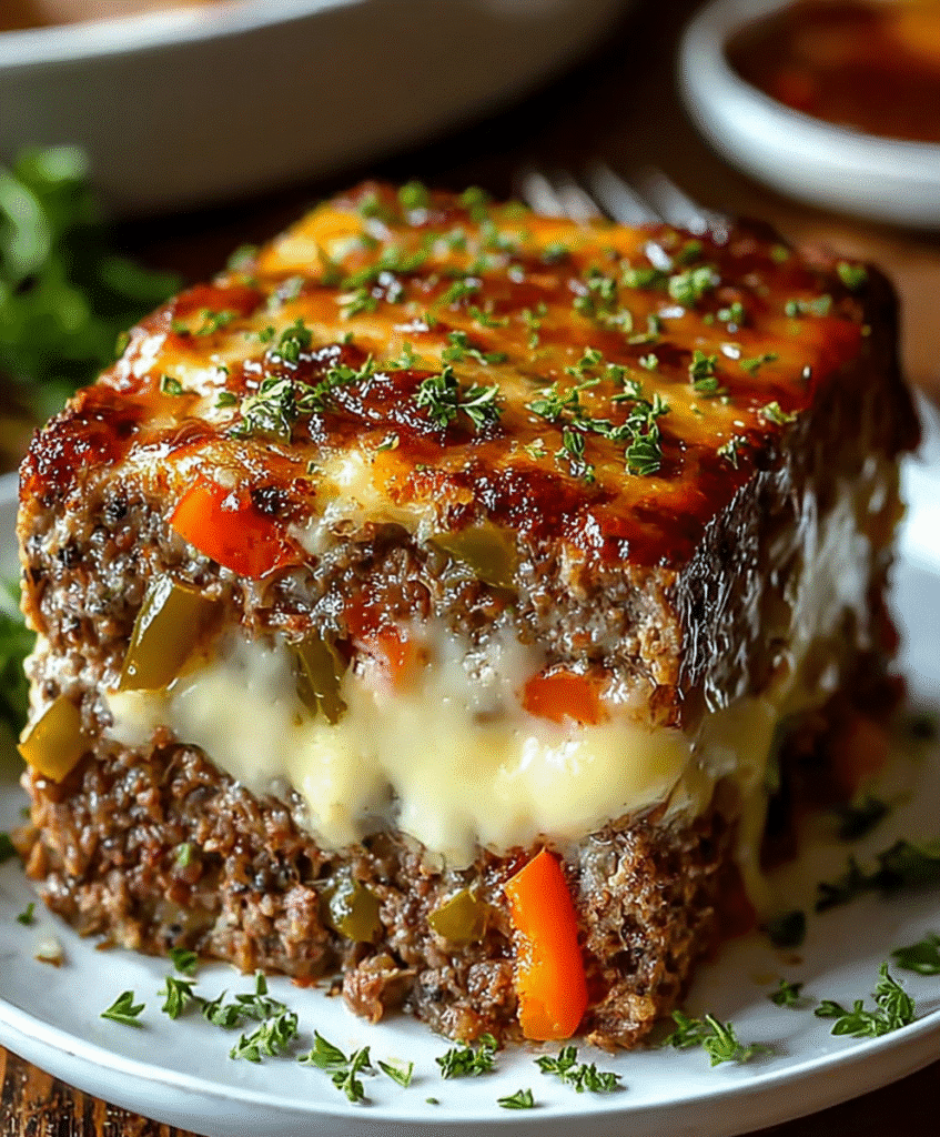 Philly Cheesesteak Meatloaf: A Cheesy, Beefy Twist on a Comfort Food Classic