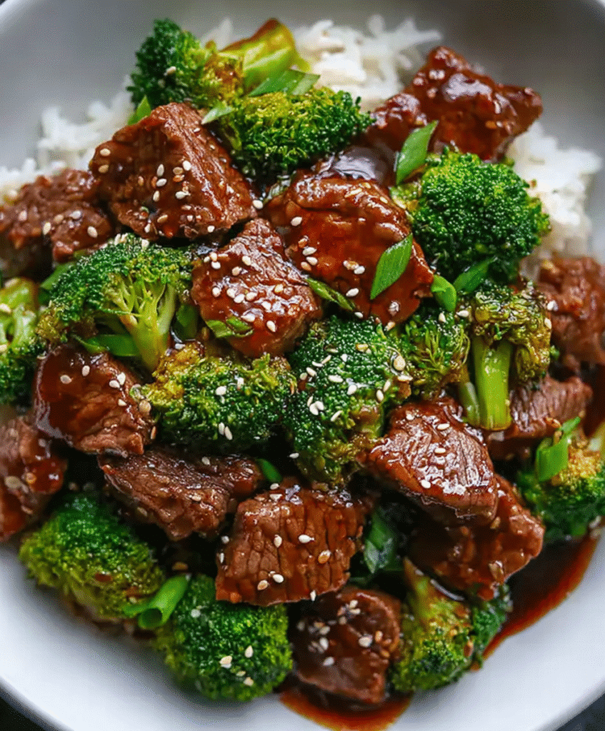Instant Pot Beef and Broccoli with Honey Garlic Sauce
