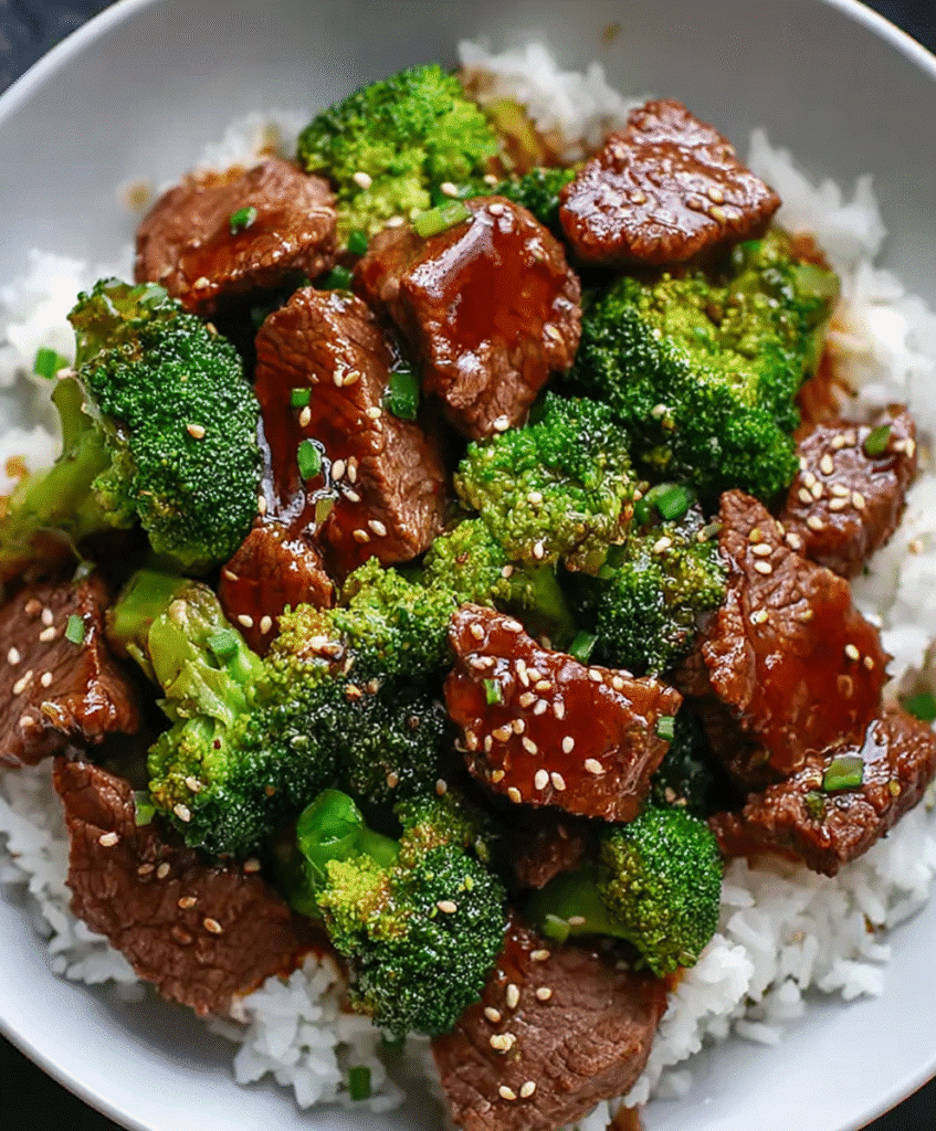 Instant Pot Beef and Broccoli with Honey Garlic Sauce