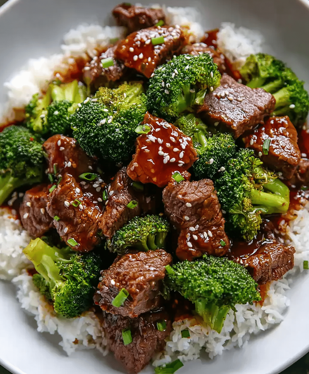 Instant Pot Beef and Broccoli with Honey Garlic Sauce