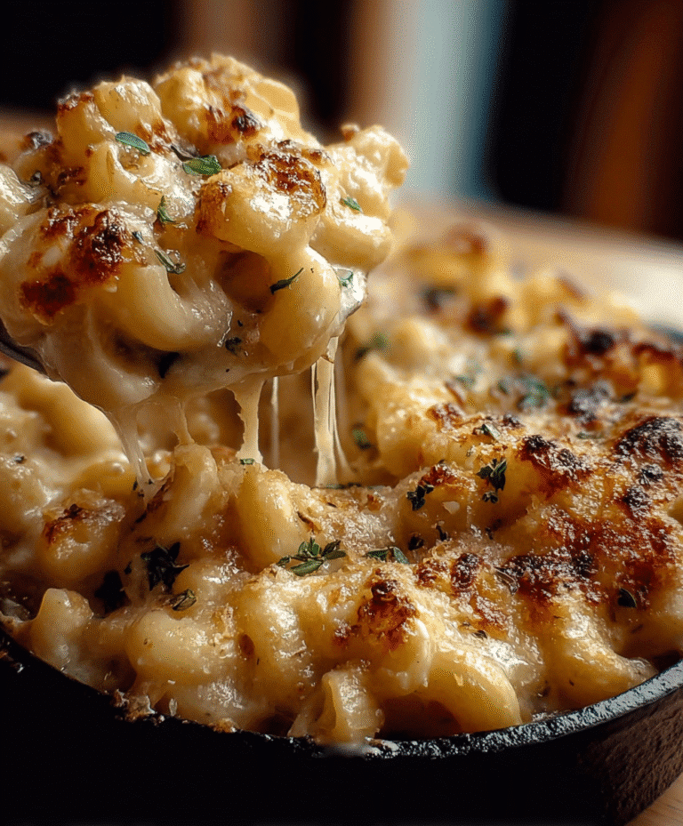 French Onion Soup Mac & Cheese