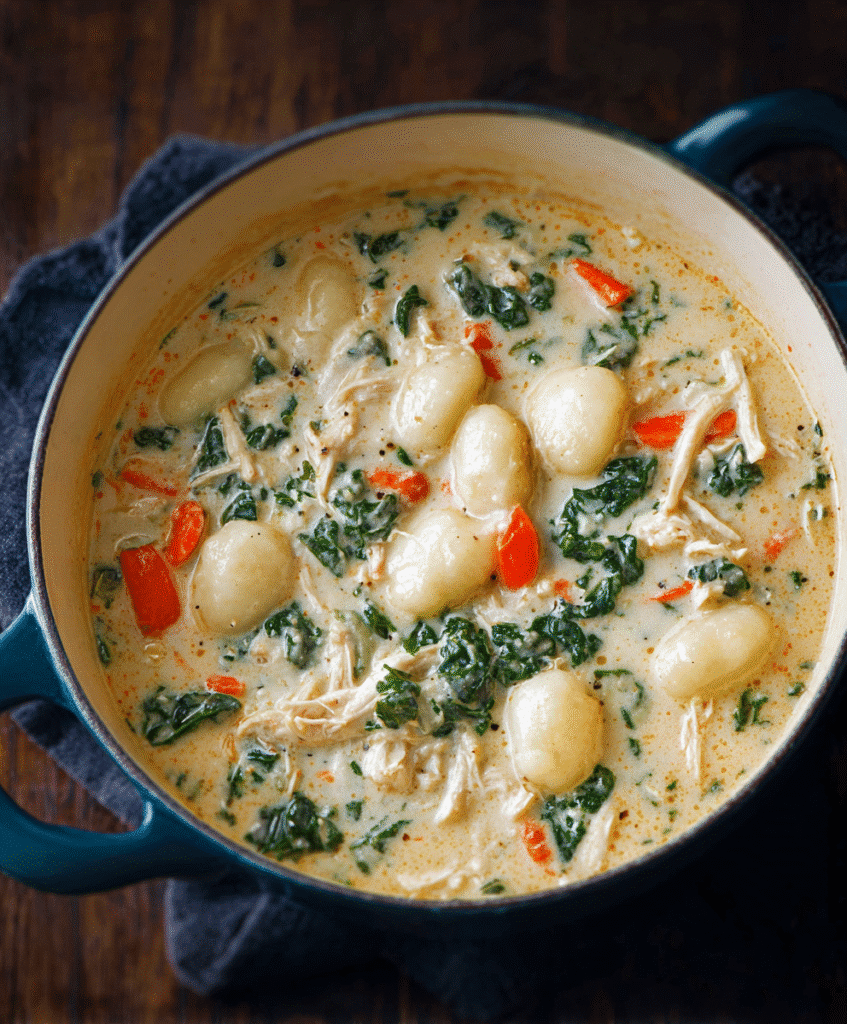 Creamy Chicken Gnocchi Soup