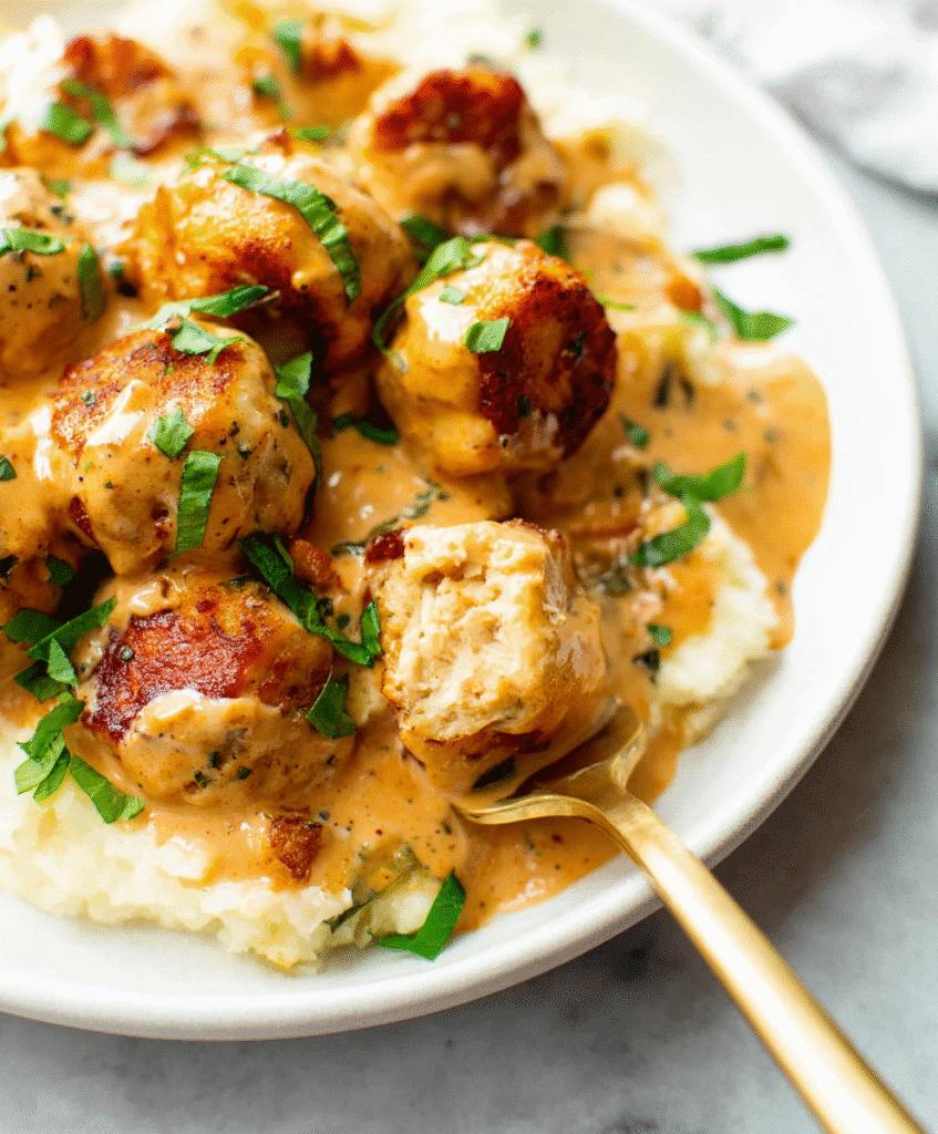 Marry Me Chicken Meatballs