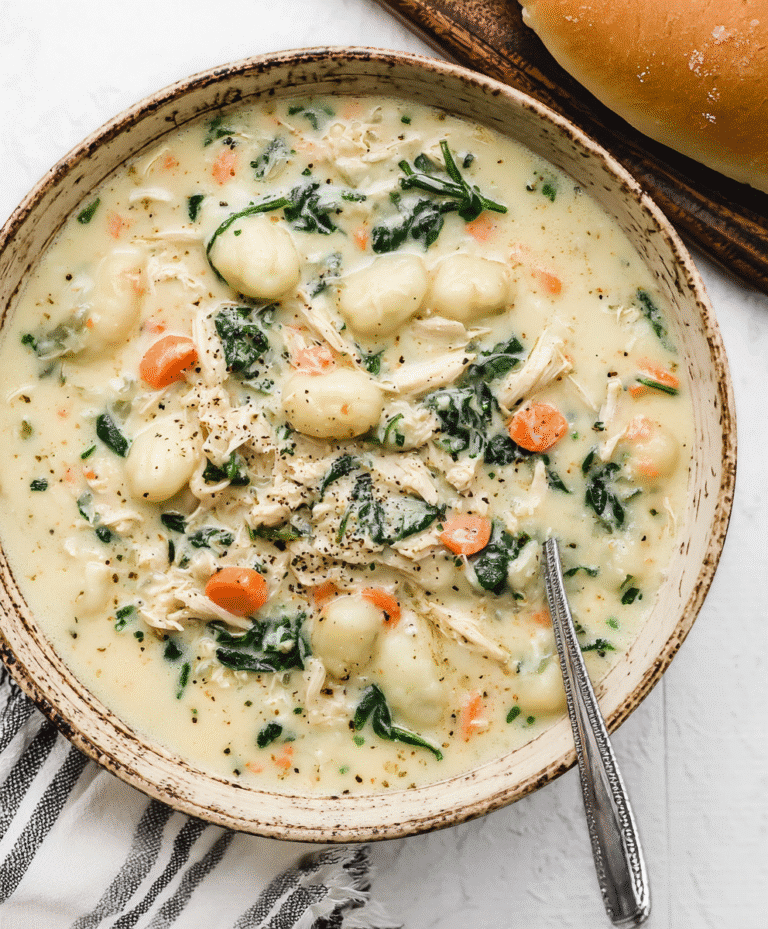 Creamy Chicken Gnocchi Soup