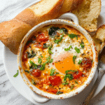 Baked Feta Eggs