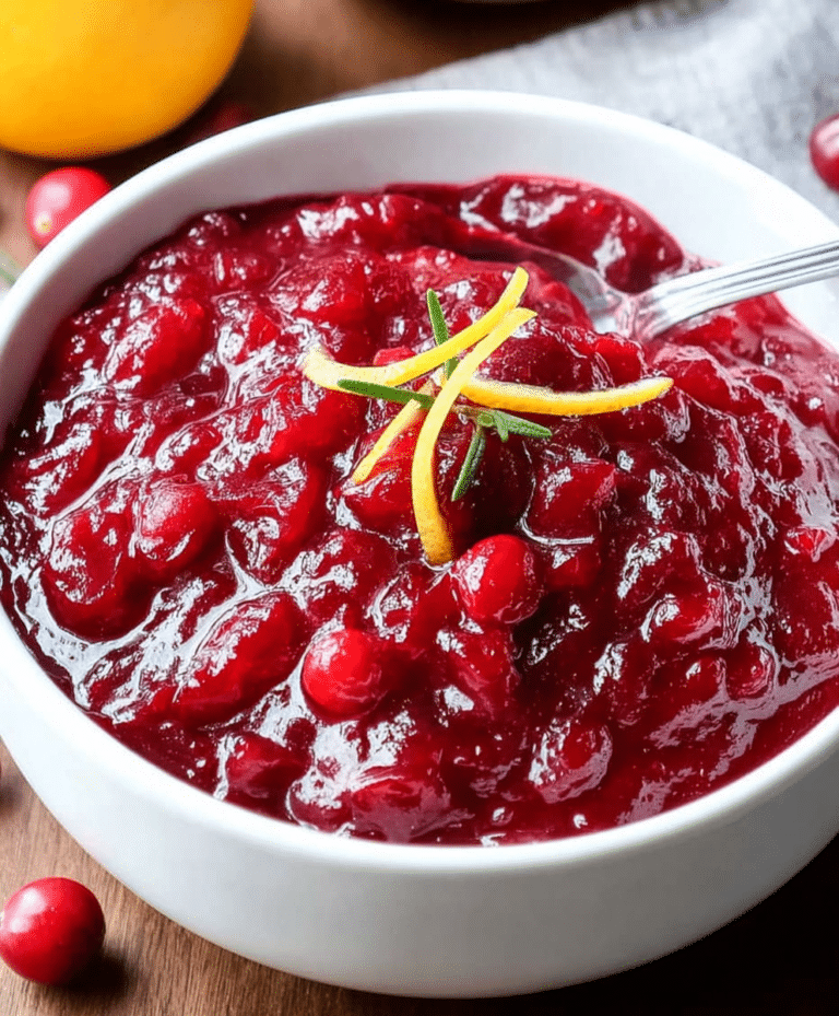 Cranberry Sauce
