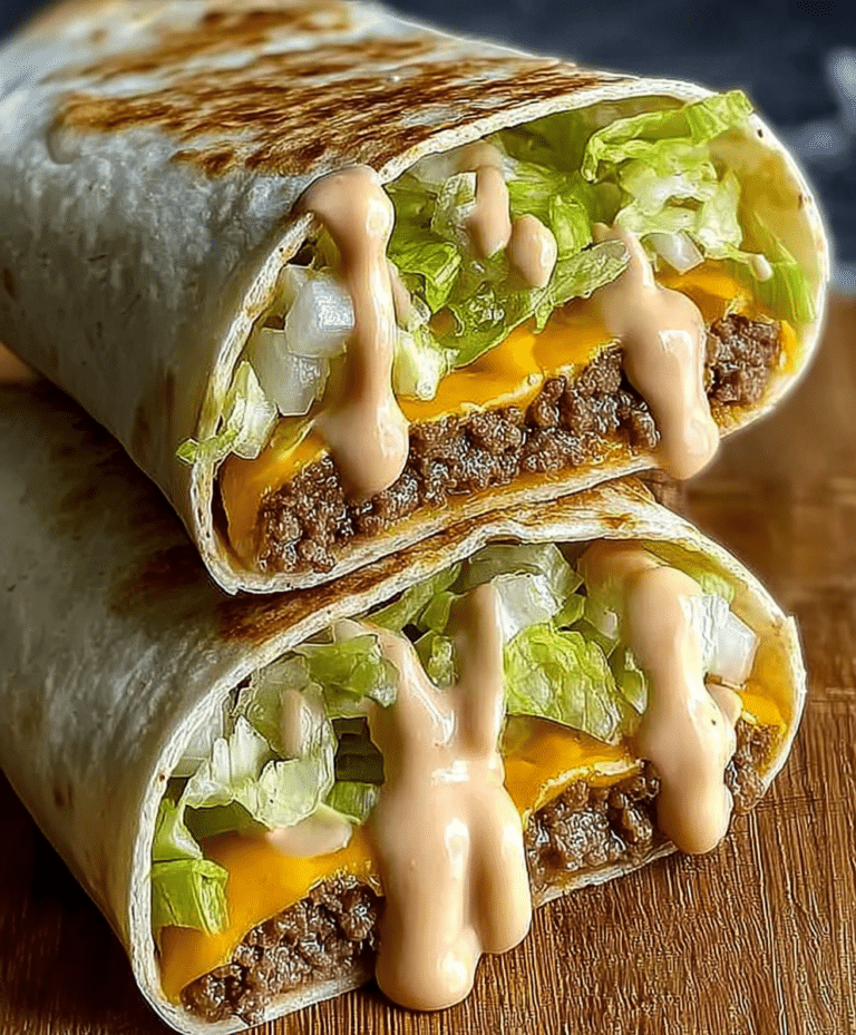 Big Mac Wraps Recipe